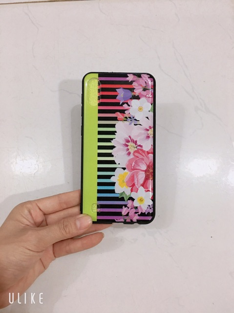 Ốp hoa kẻ xanh nõn chuối sam sung A10,M10