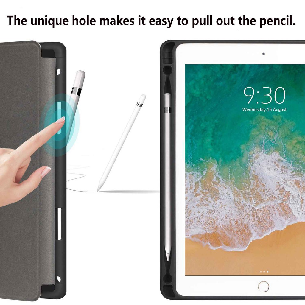 Bao Da Máy Tính Bảng Thời Trang Cho iPad Pro 12.9 "2022 20212015 Ốp Lưng Da Nắp Gập Nam Châm Cho Điện Thoại Thông Minh 2017