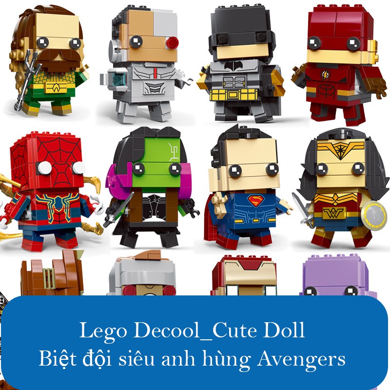 Lego Decool_Cute Doll _ đồ chơi lắp ráp siêu anh hùng, đồ chơi xếp hình