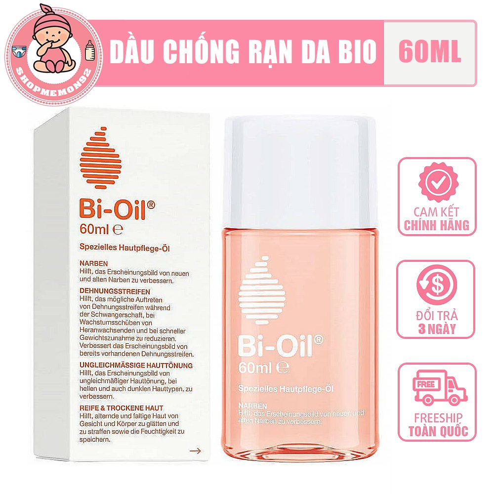 (hộp đựng) dầu chống rạn da bio 60ml t10/2026