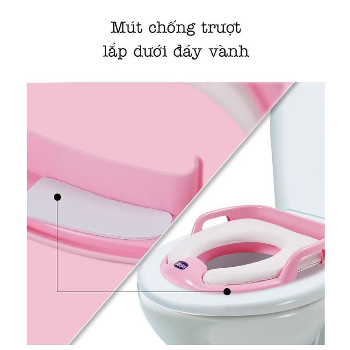 Bệt ngồi vệ sinh cho bé Chicco từ 1 tuổi đến 8 tuổi