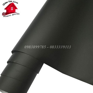 668FGU [khổ 60cm x 1m]Decal Đen nhám 64 T08