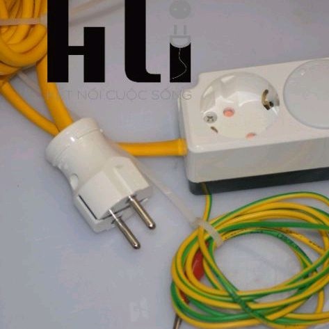 ổ cắm điện tiếp địa tiếp đất cho sac dưới 3.6kw dây dài 10 mét