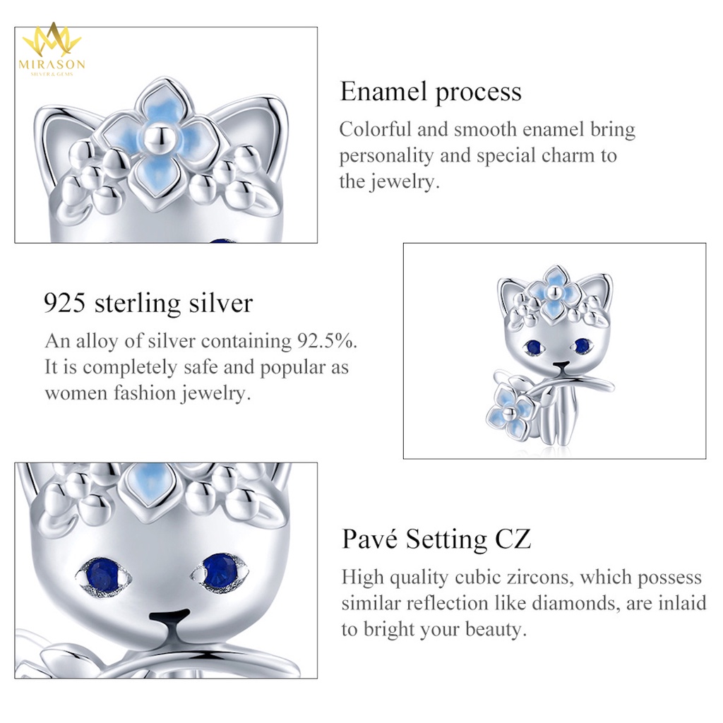 MIRASON - Charm Bạc 925 Cao Cấp - MCH012