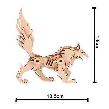 Đồ Chơi Xếp Hình Trẻ Em, Trò Chơi Lắp Ráp, Mô Hình Lắp Ghép Trang Trí Bằng Gỗ 3D