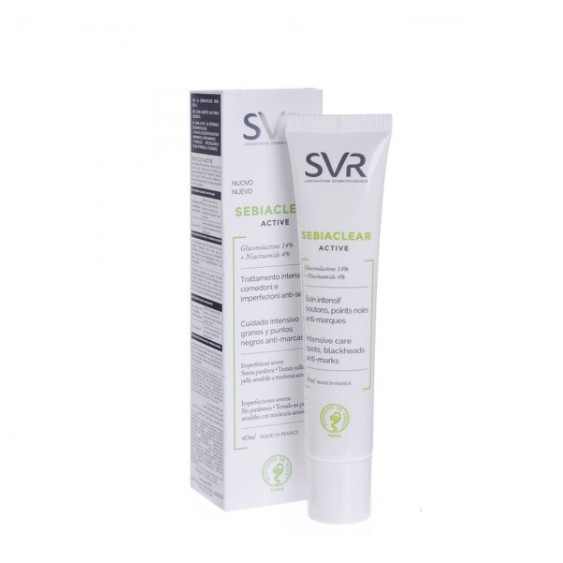 [CHÍNH HÃNG] Kem Dưỡng  SVR Sebiaclear Active 40ml - Loại bỏ dầu cho da và Giảm mụn