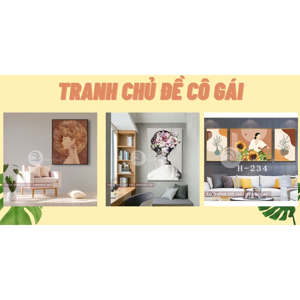 Tranh Boho Art Vintage Decor phòng ngủ phòng khách BH047 - Jimmycanvas