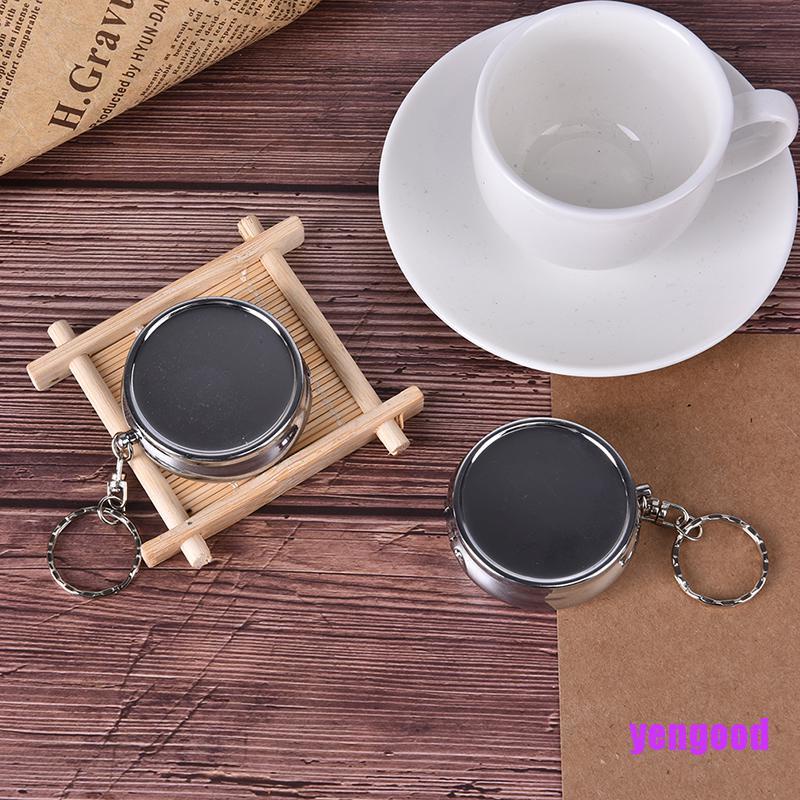 Cục Tẩy Hình Tròn Bằng Thép Không Gỉ Tiện Dụng