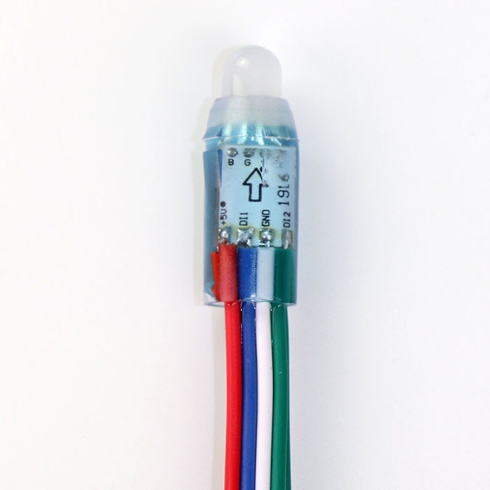 Led Đúc F8 Full Màu 1916 Bó 50 Led - Cháy Led Trước Led Sau Vẫn Chạy