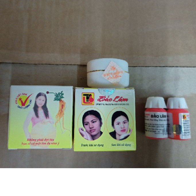 Kem ngừa mụn trắng da Bảo Lâm