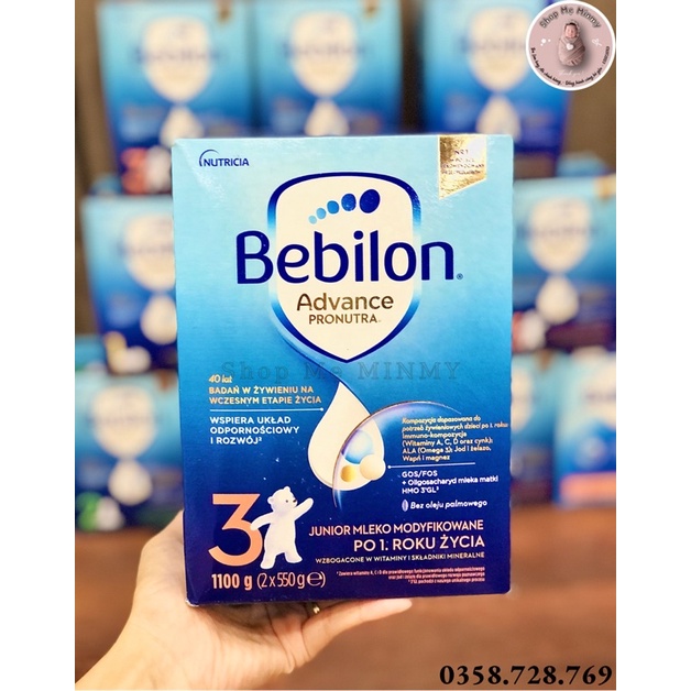 [Giá Cực Tốt] Sữa Bebilon Hộp giấy tiết kiệm 1100gr {Đủ số 1,2,3,4}