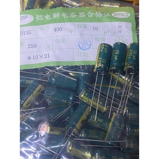 Tụ hóa 10UF 400V chất lượng tốt(3pcs)