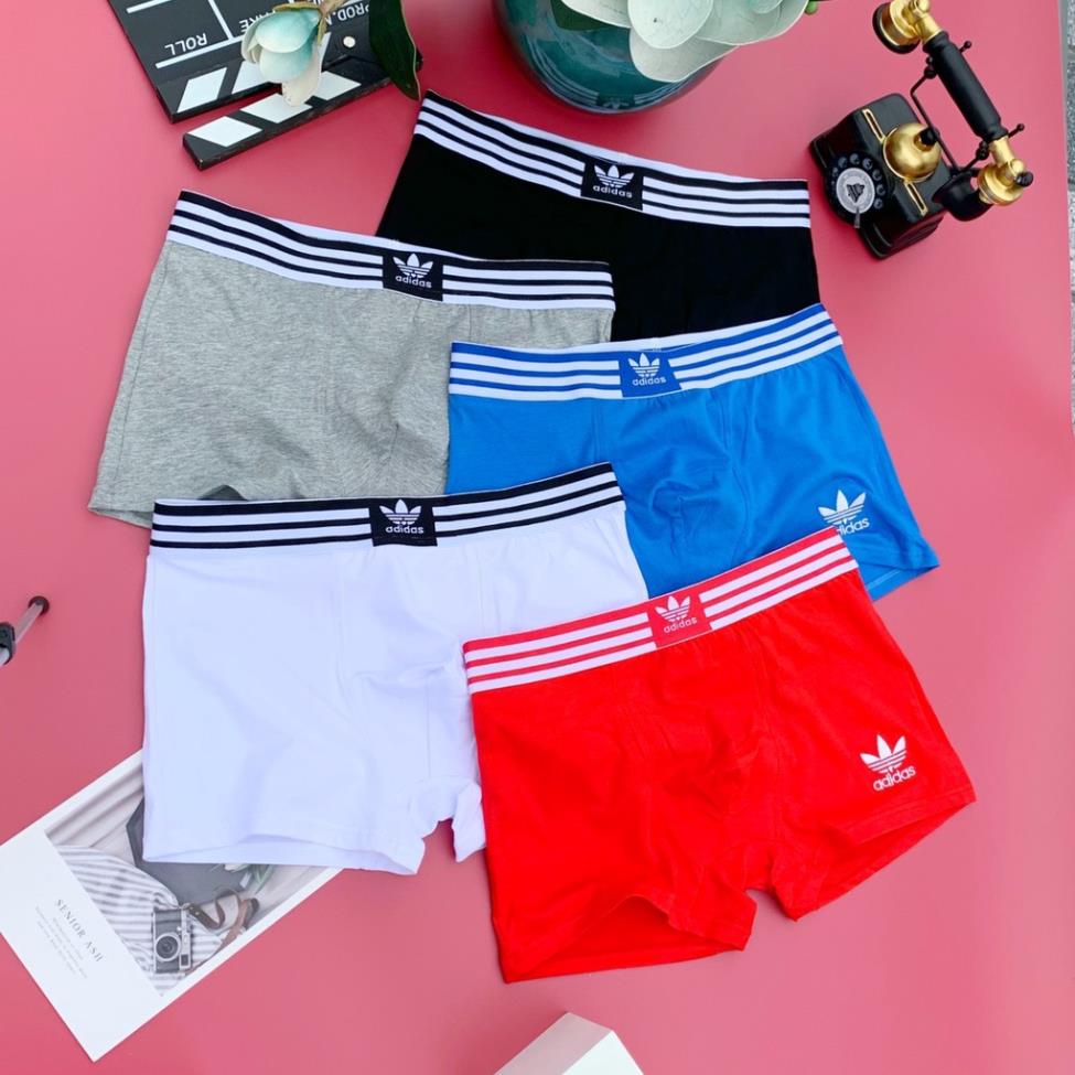 Sét 4 Quần Sịp đùi boxer nam vải cotton kháng khuẩn khử mùi, co giãn cao cấp DAS-CT01 - VUA BOXER