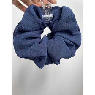 Cột Tóc Scrunchies vải linen mềm mại