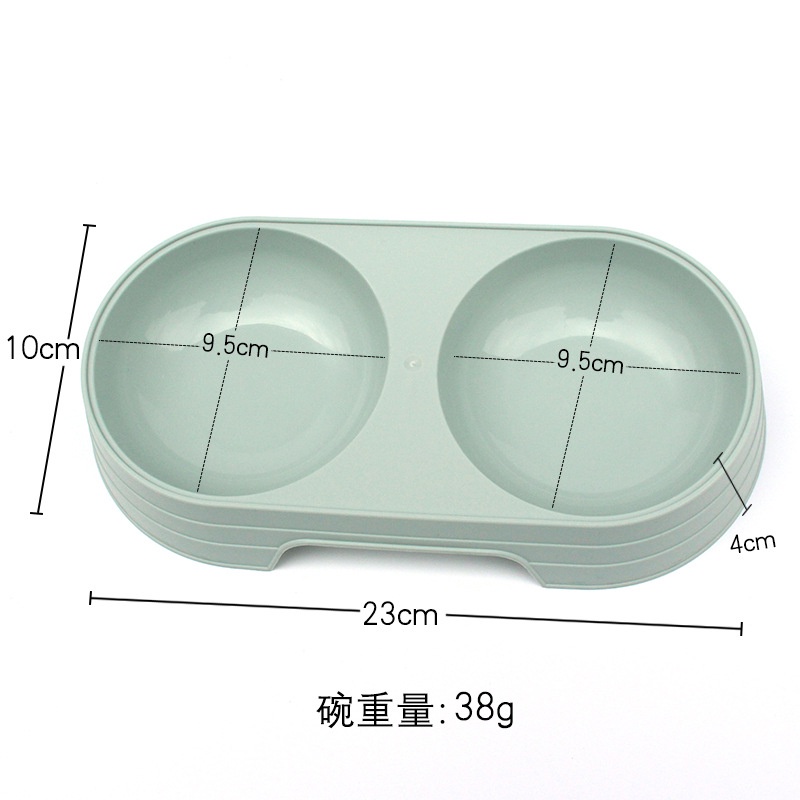 Chén/Bát ăn đôi đựng thức ăn và nước uống cho mèo