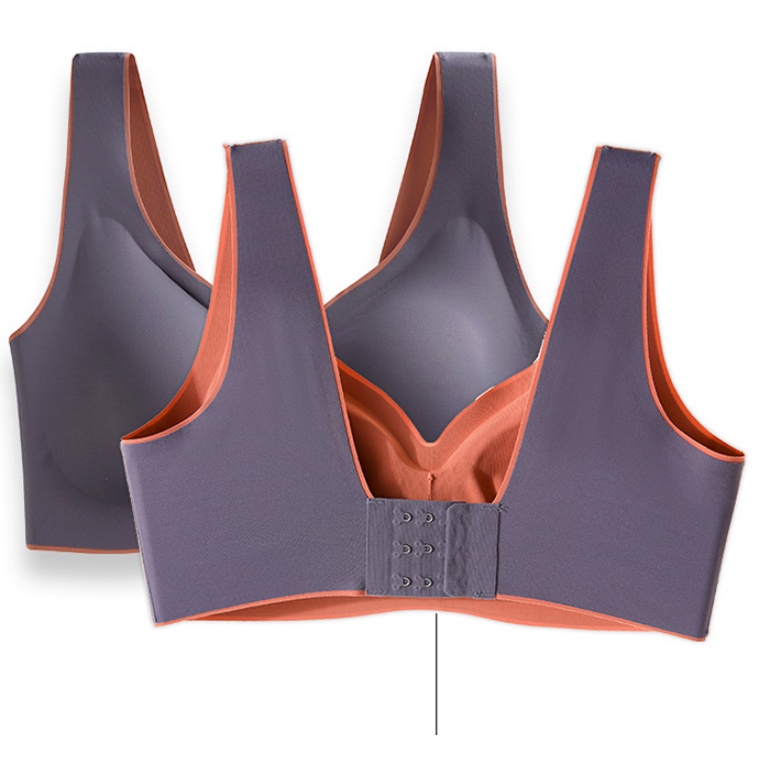 Áo Lót Lụa Lạnh Không Gọng Không Đường May Plus Size Lớn Cho Nữ