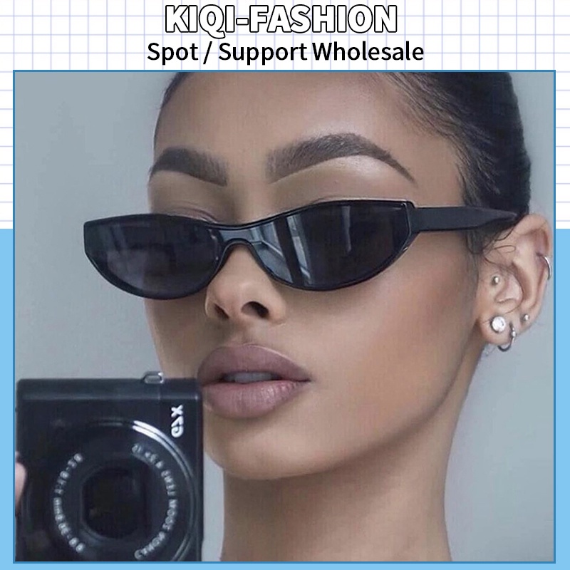 (KIQI-FASHION) COD Kính Mát Mắt Mèo Chống Tia Uv400 Thời Trang Cho Nữ