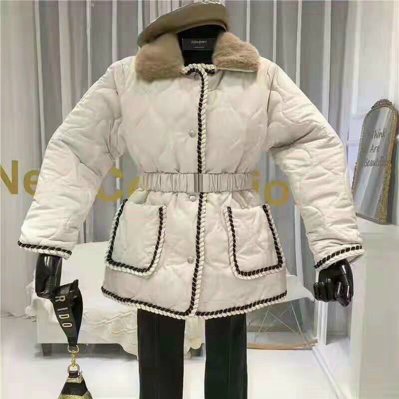[FREESHIP - HÀNG LOẠI 1]ÁO PHAO TRÁM VIỀN CỔ LÔNG KÈM BELT 3 MÀU SIÊU HOT
