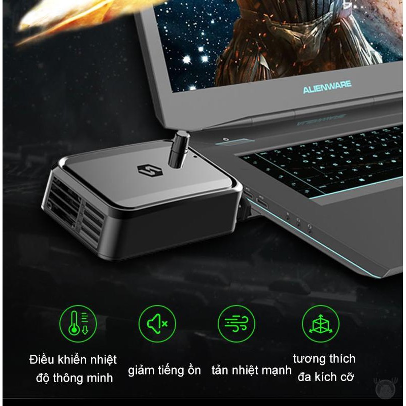 Quạt hút hơi nóng tản nhiệt cho laptop siêu mát - SmartStore1688
