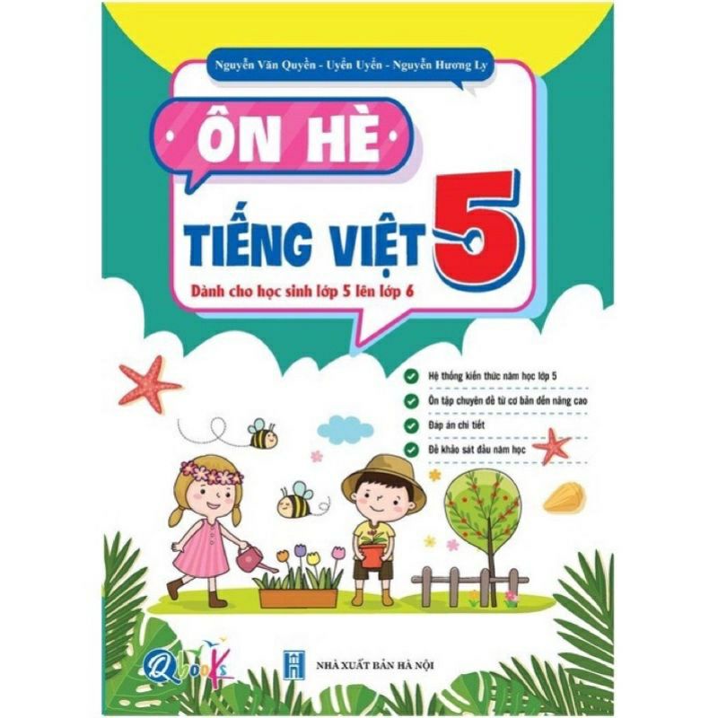 Sách - Bộ Ôn Hè Toán Và Tiếng Việt Lớp 5 - Dành Cho Học Sinh Lớp 5 Lên Lớp 6