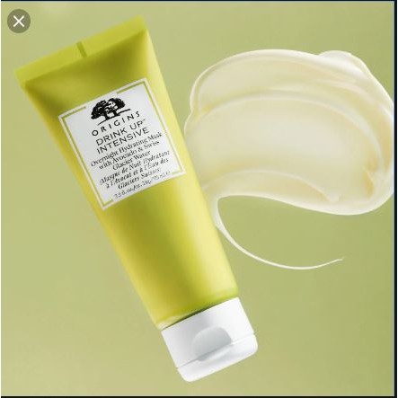 Mặt nạ ngủ bơ Origins Drink Up Intensive Overnight Hydrating mask with Avocado & Swiss Glacier Water 15ml