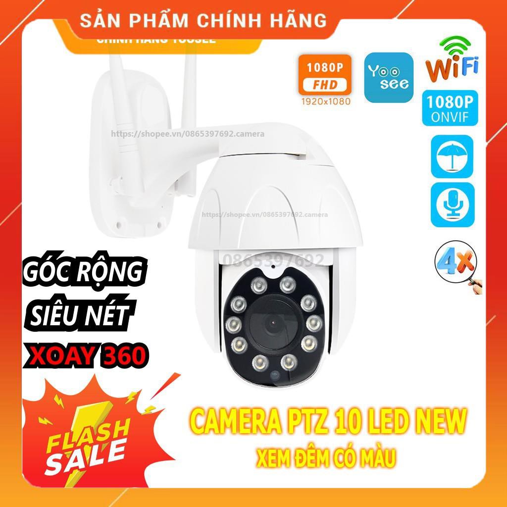 (giá khai trương) Camera IP Yoosee Ngoài Trời PTZ2 FullHD Tiếng Việt - Xoay 360 - Hồng Ngoại Quay Đêm