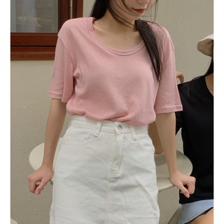Áo thun trơn basic vải xước AP482 1994closet