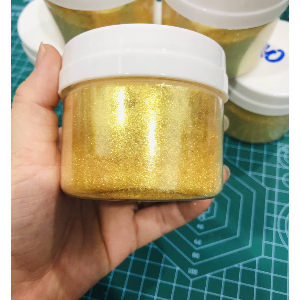 Bột Màu Nhũ Vàng 24 K Hũ 100ml - Trường Thịnh Sài Gòn