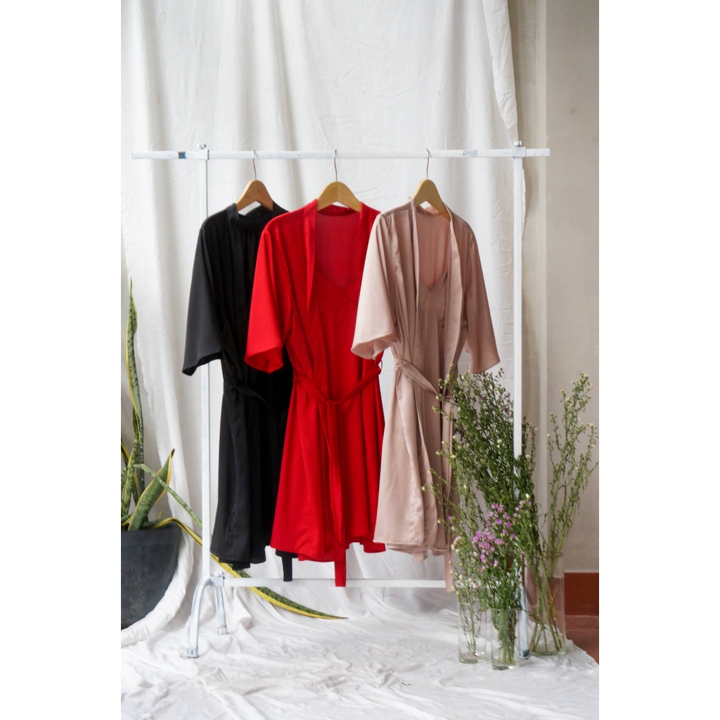 Áo Khoác Choàng Lady Chất Lụa Thoáng Mịn Nữ Style Quyến Rũ Gợi Cảm | Shop Shier ☘ | BigBuy360 - bigbuy360.vn