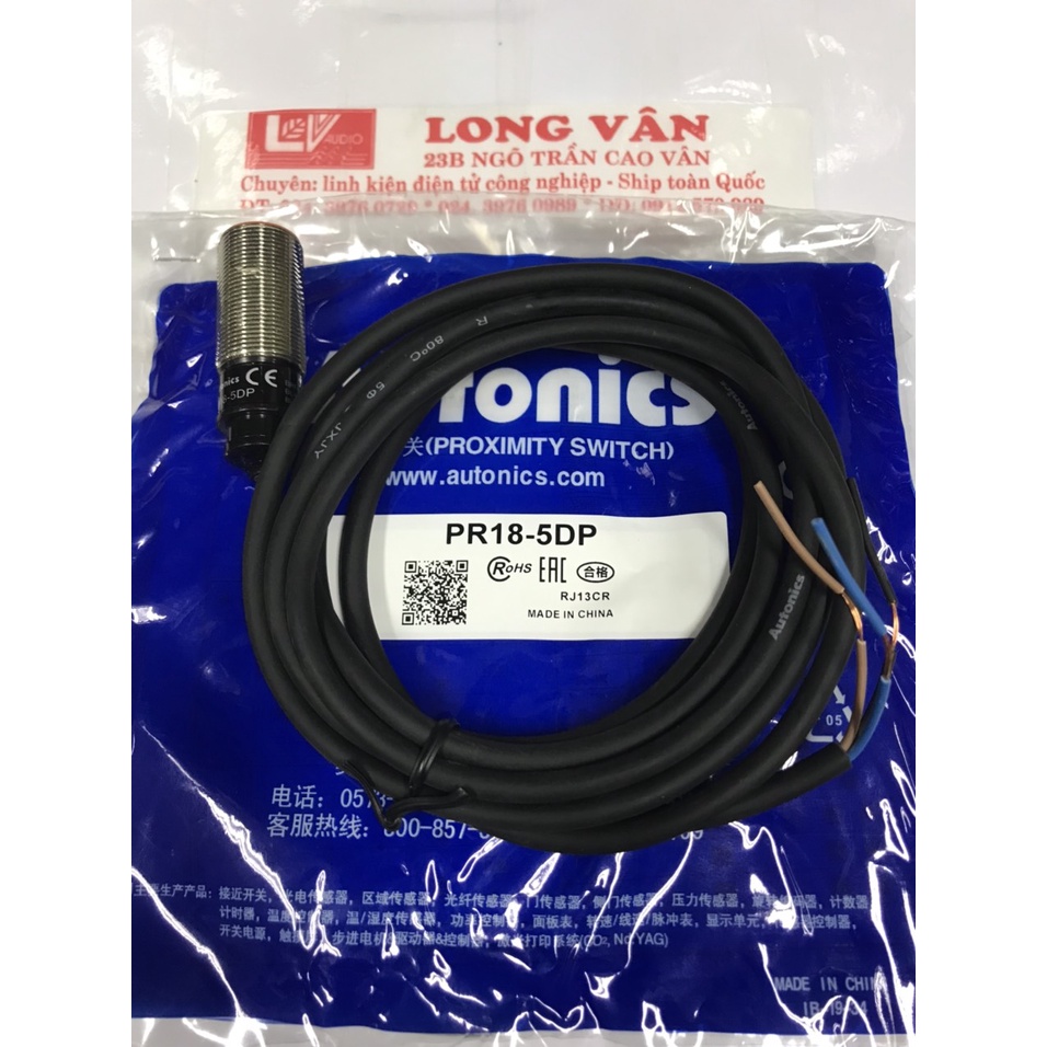 Cảm biến tiệm cận Autonics PR18-5DP 5mm NO-PNP 12-24VDC