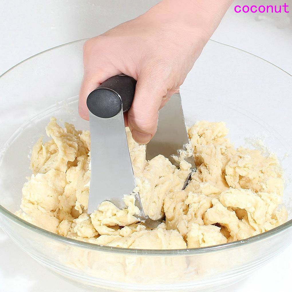 Set 2 Dụng Cụ Cắt Bột Làm Bánh Đa Năng Bằng Thép Không Gỉ