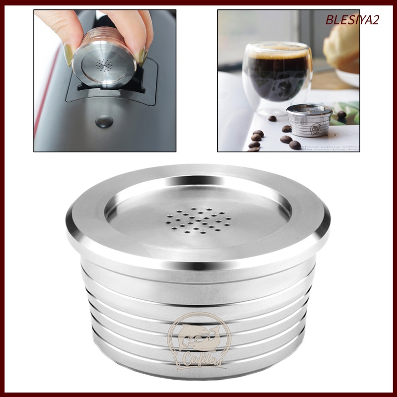 [BLESIYA2]20ml Stainless Steel Coffee Capsule Filter Holder for Delta Q MILKQOOL