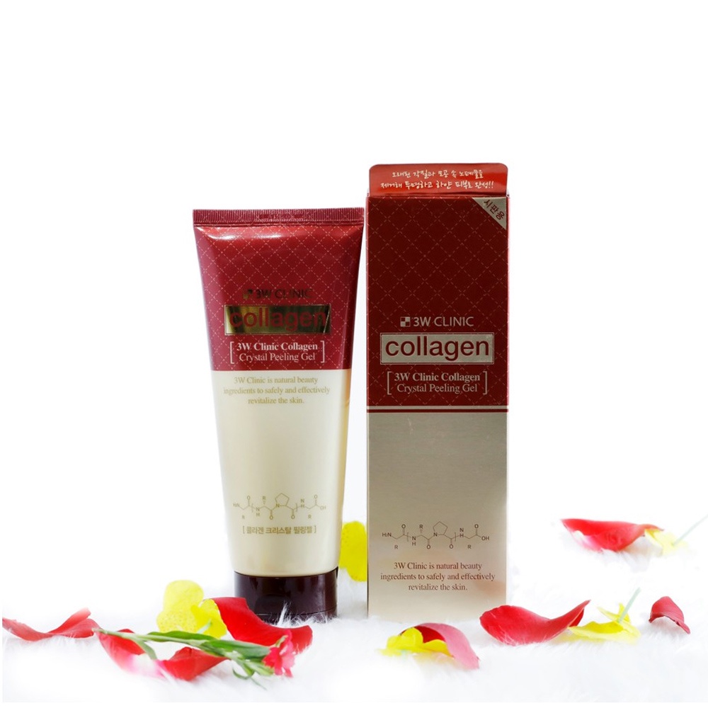 Gel Tẩy Tế Bào Chết 3W Clinic Collagen 180ml NPP Tido88