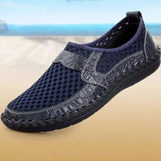 Giày lười có lỗ thông thoáng mùa hè cho nam