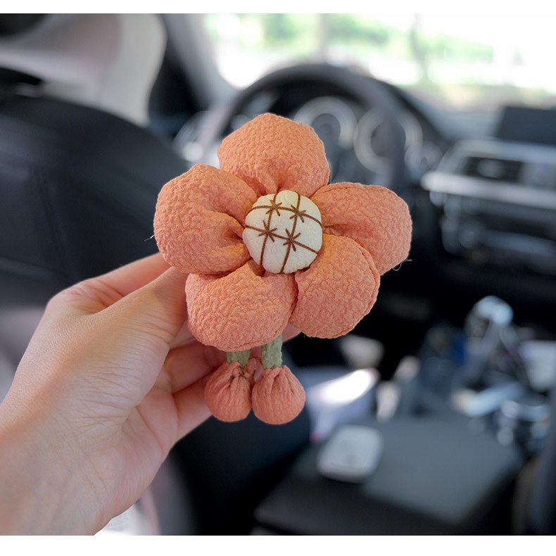 Móc Treo Đồ Hình Hoa Hướng Dương Đáng Yêu Gắn Lưng Ghế Xe Hơi