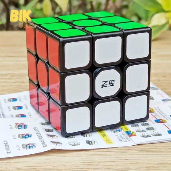 Rubik 3x3 Robik Qiyi Sail Viền Đen Xoay Mượt , Lõi Cứng Cáp, Bền RB04