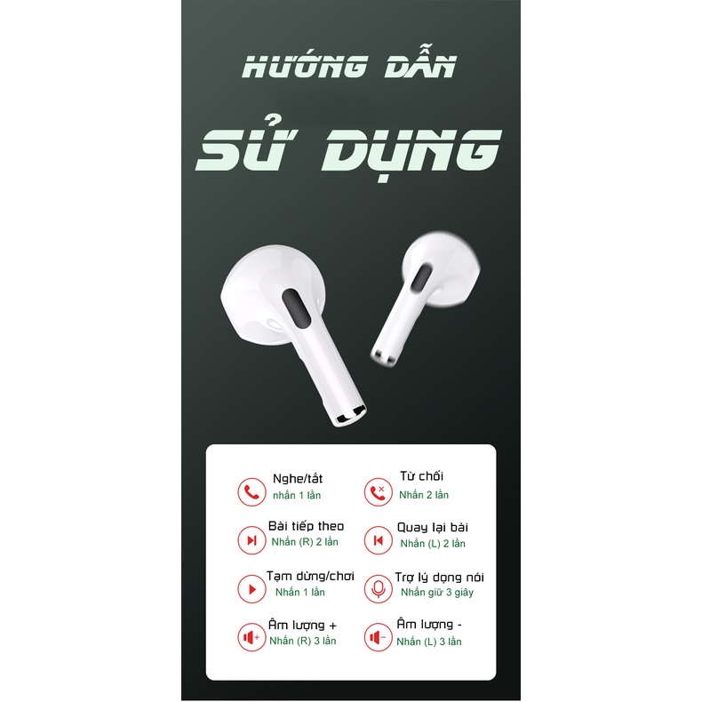 Tai nghe bluetooth Pro 4 Iphone samsung xiaomi bản Quốc Tế cao cấp định vị đổi tên Không Dây