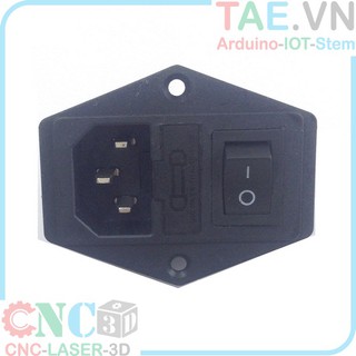 Socket Nguồn Có Cầu Chì Công Tắc