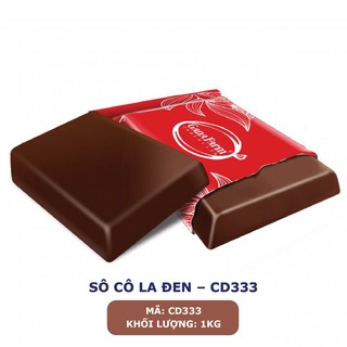 Socola đen Ganafarm - nguyên liệu làm bánh / trang trí - Block 1kg