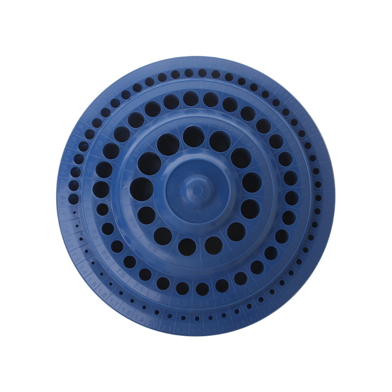 Hộp đựng 100 đầu mài móng làm bằng nhựa cứng tiện lợi chất lượng cao