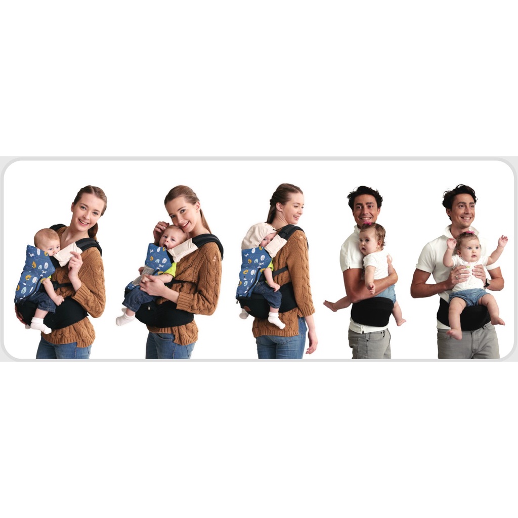 Địu ngồi cho bé Hip Seat KidsPlaza Magical C04  cho bé 4 - 36 tháng tuổi