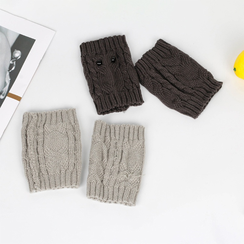 Tất Dệt Kim Giữ Ấm Chân Hình Cú Mắt Cá Dễ Thương Cho Nữ