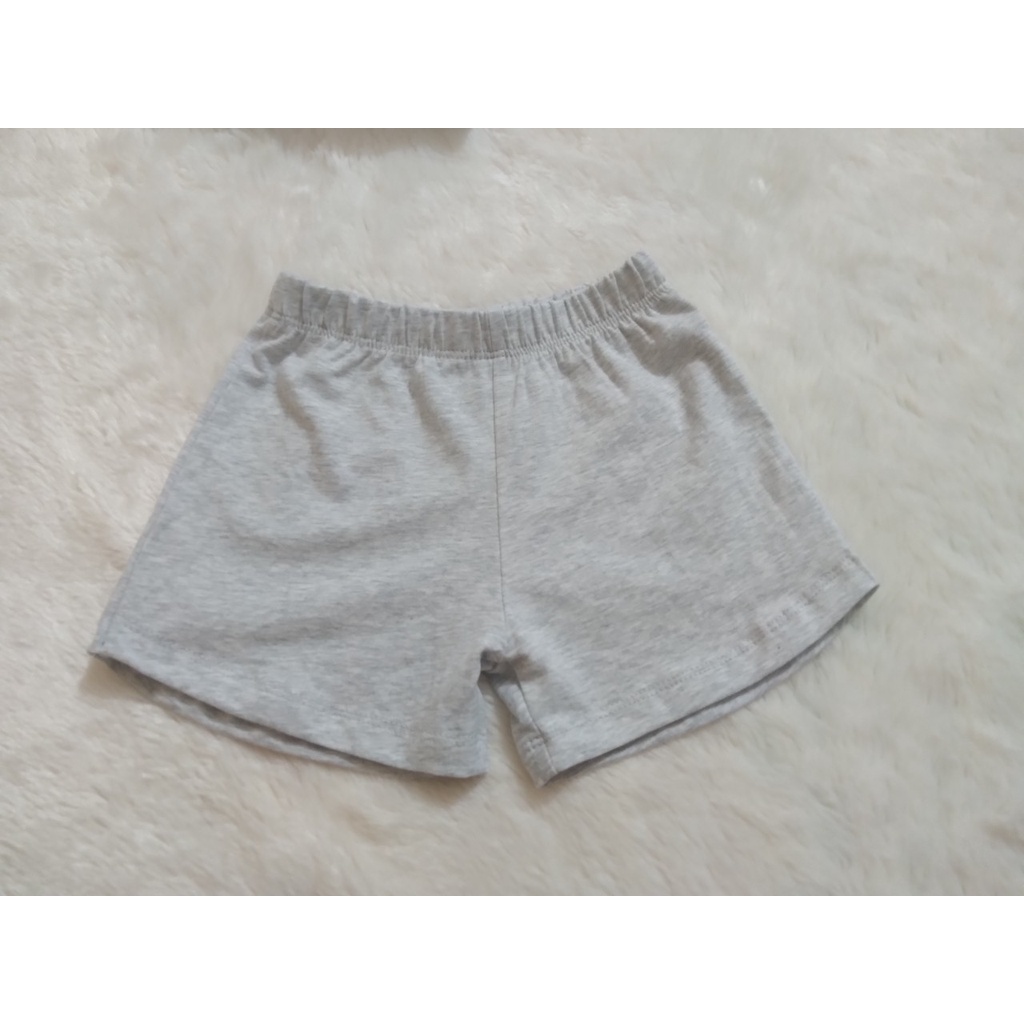 Quần đùi mùa hè đơn sắc bé trai bé gái vải cotton 4 chiều xịn mịn