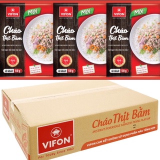 Cháo thịt bằm thương hiệu vifon - thùng 50 gói