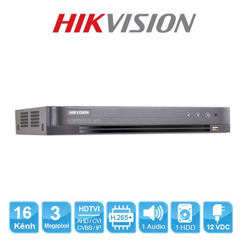 Đầu ghi hình Hybrid TVI-IP 16 kênh TURBO 4.0 HIKVISION DS-7216HQHI-K1