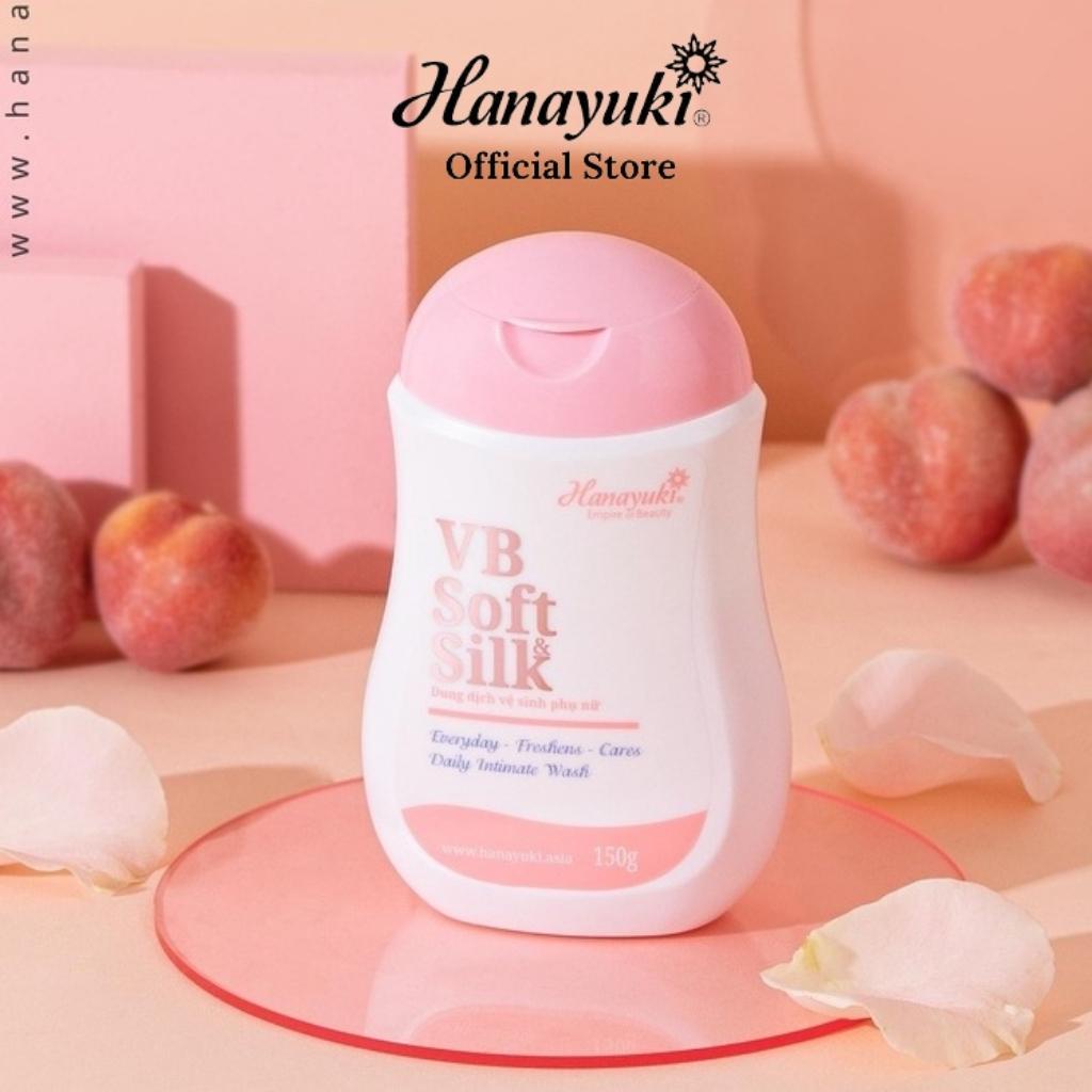 Dung Dịch Vệ Sinh Phụ Nữ VB Soft Silk Chính Hãng – Hana Soft Silk Hanayuki Chính Hãng Giúp Khử Mùi Vùng Kín 150g VS02