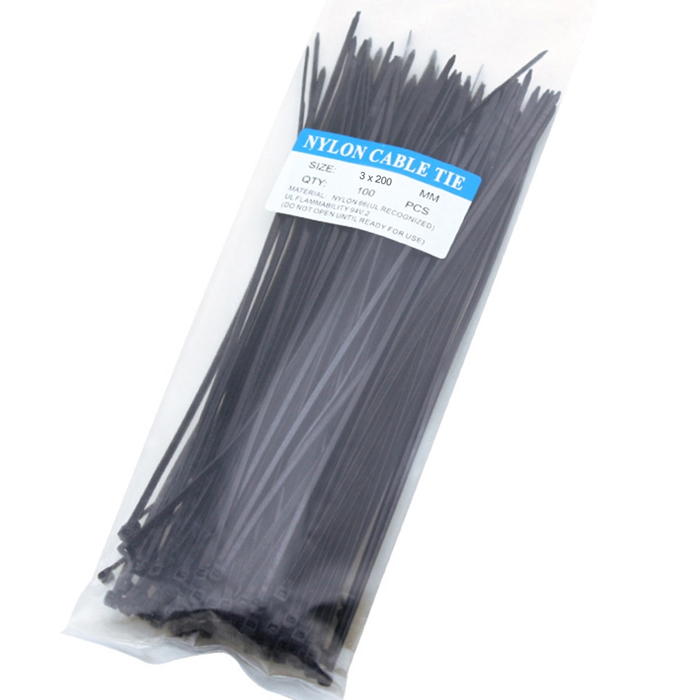Bộ 100 dây rút tự khoá nylon đa năng