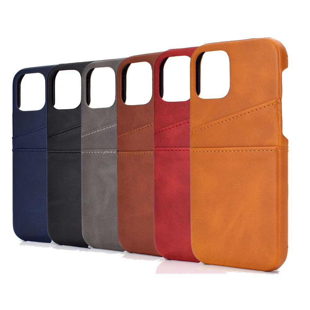 Ốp điện thoại da có ngăn đựng thẻ thích hợp cho Iphone 12 11 Pro Max 12pro 12mini Xr Xs Max X 6 6s 7 8 Plus