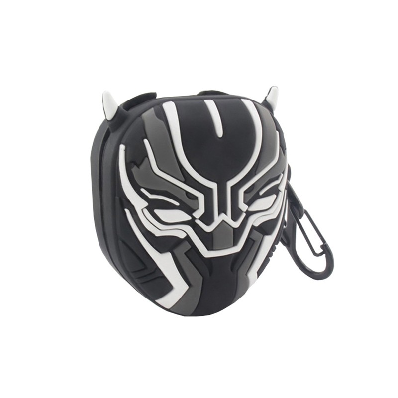 Vỏ bọc silicon bảo vệ hộp sạc tai nghe Galaxy Buds Live phong cách Black Panther