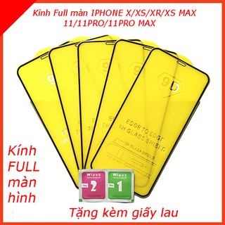 Cường lực iphone x,xs,xs max,xr, iphone 11, iphone 11 pro, iphone 11 pro max full màn hình taiyoshop3